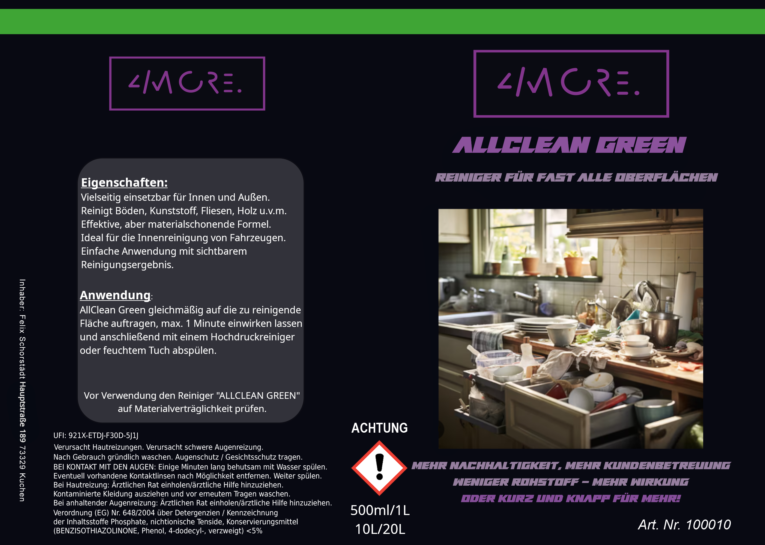 Allclean Green / Haushaltsreiniger