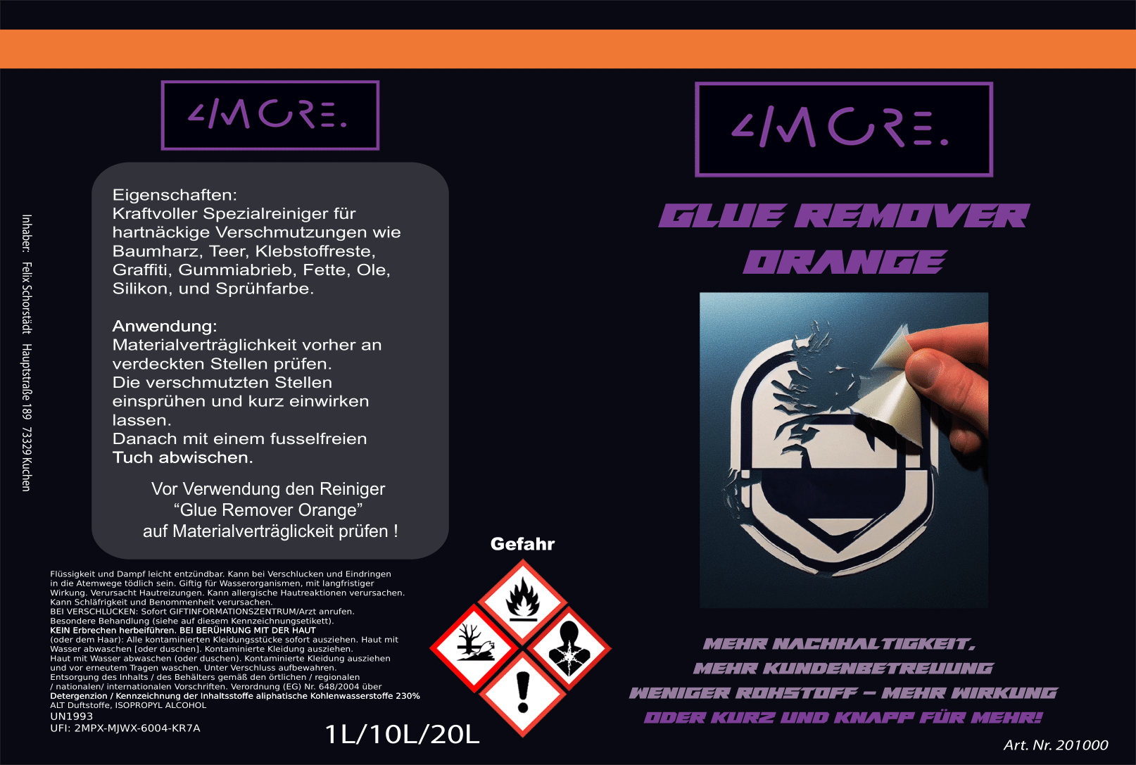 AKTION Glue Remover 1L