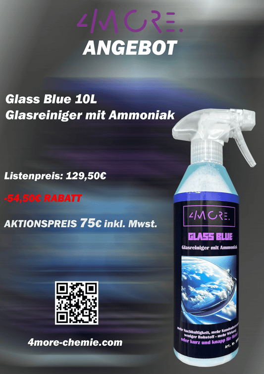 ANGEBOT GLASS BLUE | 10L | 54,50€ RABATT